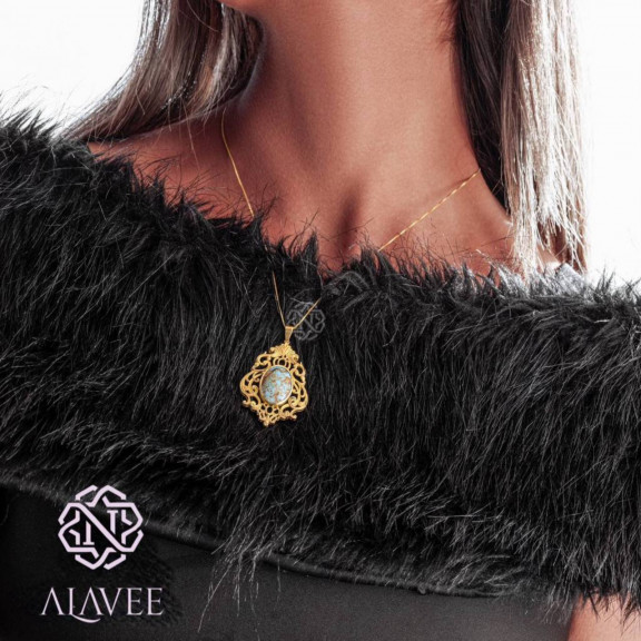 آویز فیروزه