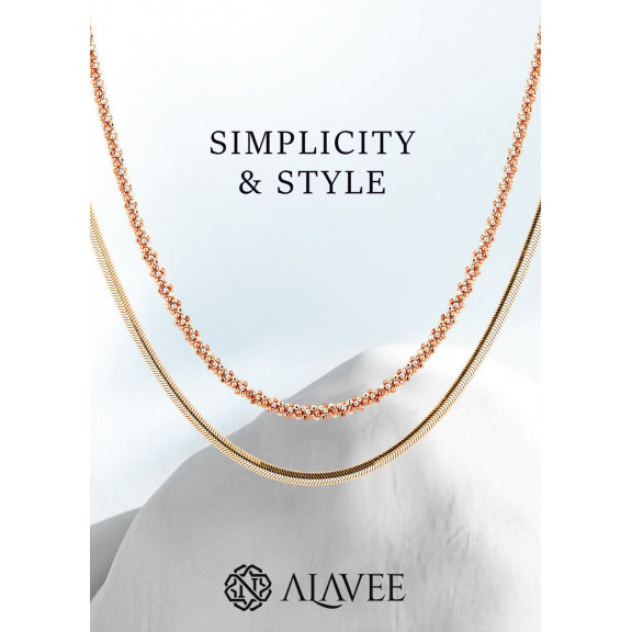 گردنبند دورنگ خاویار