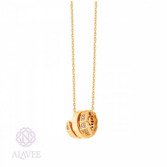 گردنبند مار نگین دار