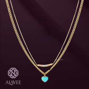 گردنبند قلب و زنجیر