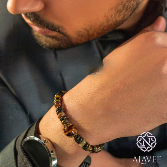 دستبند سنگ تاج