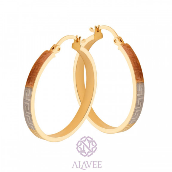 گوشواره دو رنگ ورساچه