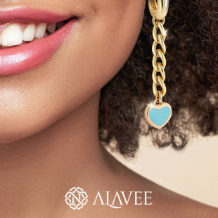 گوشواره قلب و زنجیر