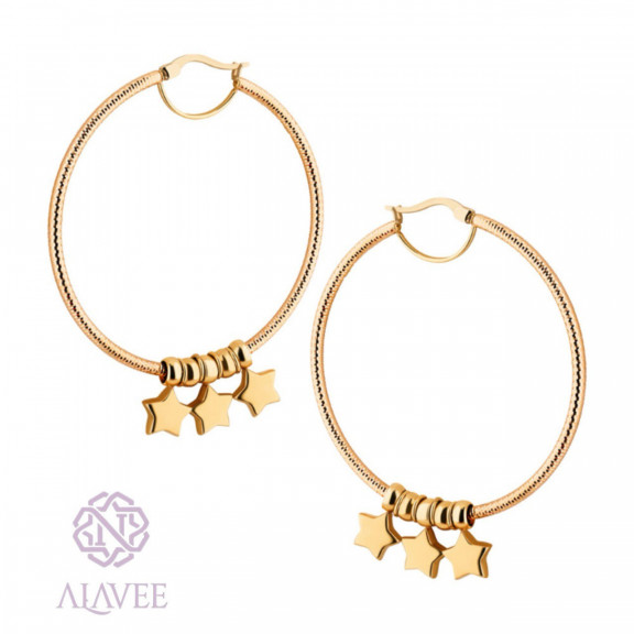 گوشواره حلقه ستاره ایی