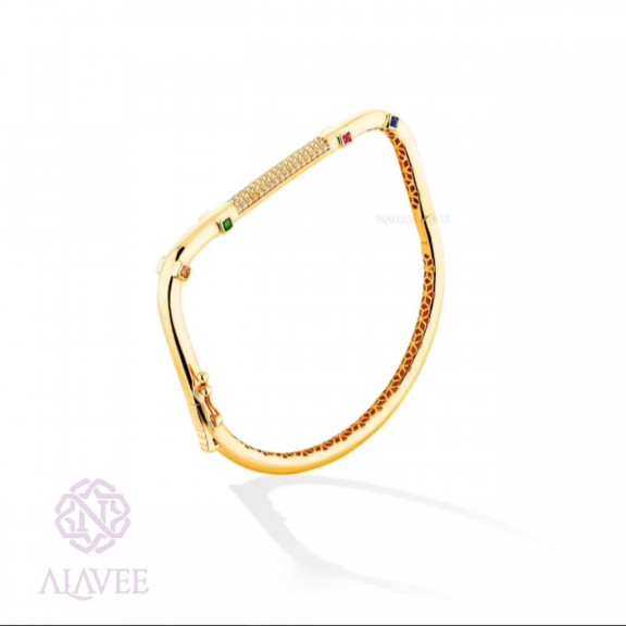 بنگل زاویه دار به همراه نگین