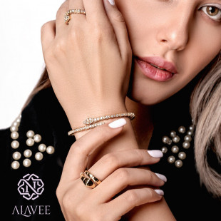 نیم ست بنگل و انگشتر بولگاری